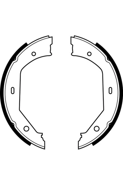 DELPHİ EL FREN BALATASI BMW E39 E46 F30 E81 E87 E88 E82 F22 F87 E90 E93 E92 E91 612138 ürün görseli 1