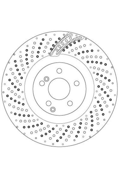 TRW Fren Dıskı On Mercedes Amg W204 W205 W212 W221 ürün görseli