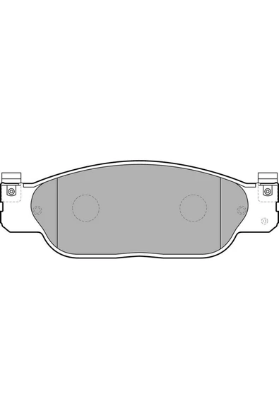 DELPHİ ÖN BALATA JAGUAR STYPE CCX 2.5 V6-4.2 V8 1999-2007 XJ 6 3.0-8 3.5-8 4.2 2003 2009 K 42058 ürün görseli 1