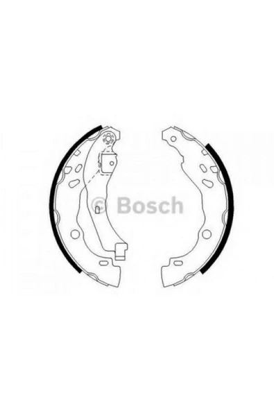 Bosch Fren Balatası Arka Pabuçlu C-elysee P.301 Clio Iv Logan Sandero Rszyn ürün görseli 1