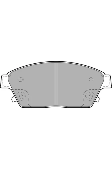 DELPHİ FREN BALATASI ÖN [ CHEVROLET ORLANDO; OPEL ASTRA 10/09- ] 612138 ürün görseli 1
