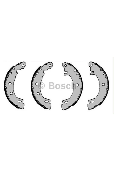Bosch Arka Pabuç Balata Mgn 1.4-1.6 1.8 1.9d 1.9dti 2.0 96 8.03 203x39  Uyumlu ürün görseli 1