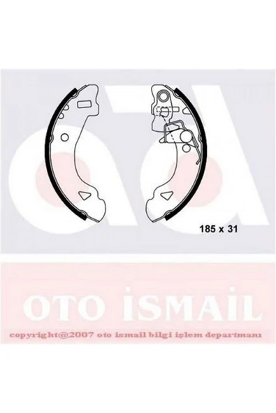 Bosch Fren Balatası Arka Pabuçlu Uno 70-panda 95-04 540133 ürün görseli