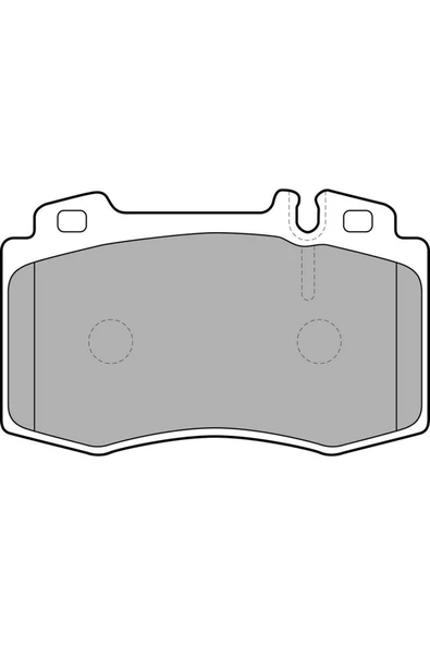DELPHİ FREN BALATASI ÖN MERCEDES CL203 W220 C215 W221 W163 R129 612138 ürün görseli