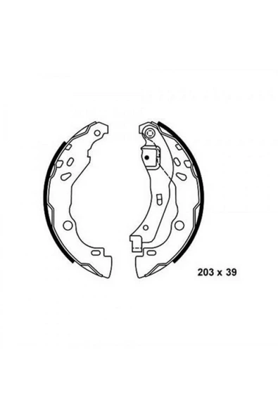 SANGSIN ARKA PABUÇ BALATA LOGAN 1.5 DCI 04-12 CLIO III 1.5 DCI 12 612138 ürün görseli 1
