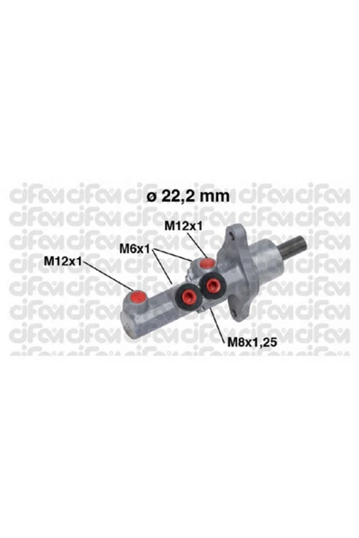 CİFAM ANA MERKEZİ [ AUDI A3 1.4TFSI/1.6/1.9TDI/2.0TDI 2004-2012, SEAT LEON 1.6LPG/1.8TSI/2.0FS 612138 ürün görseli