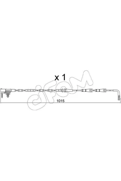 CİFAM ARKA BALATA FİŞİ İKAZ KABLOSU LANDROVER RANGEROVER VELAR 2.0 D240 P250 P300 2017 3.0 201 612138 ürün görseli