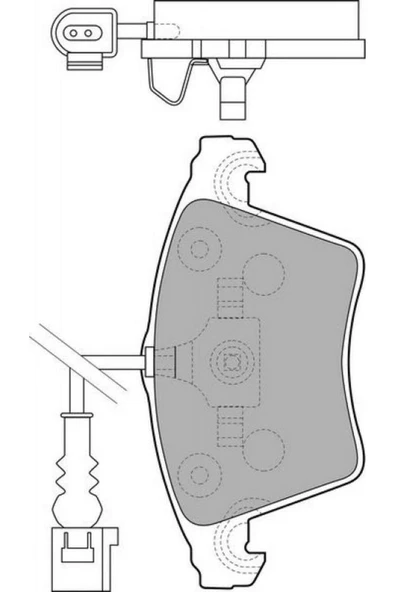 DELPHİ FREN BALATA ÖN [ VW TRANSPORTER T5, T6 2004- ] 612138 ürün görseli 1