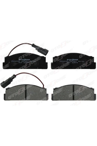 Fzone ÖN BALATA M131 DKŞ-S-SL-SLX-M124-SERÇE FİŞLİ 612138 ürün görseli 1