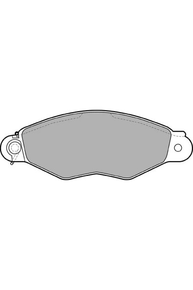 DELPHİ FREN BALATA ÖN [ RENAULT KANGOO 1997-2001, CITROEN XSARA 1997-2005 ] 612138 ürün görseli 1