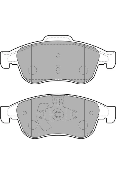 DELPHİ FREN BALATASI ÖN [ RENAULT FLUENCE 1.5 DCI/1.6 16V/2.0 16V 2010 -, MEGANE III 1.4 TCE/1. 612138 ürün görseli