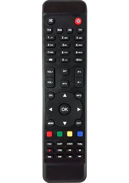 Dreamstar Uydu Kumanda Dreamstar Tv Arnix Hd Supermax Yazısız ürün görseli