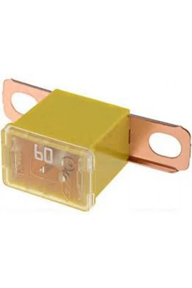 MTA 0475060 YAN AYAKLI SİGORTA 60 AMPER SARI 612138 ürün görseli