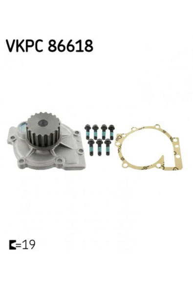 SKF SU POMPASI (FORD-RENAULT-VOLVO) 612138 ürün görseli