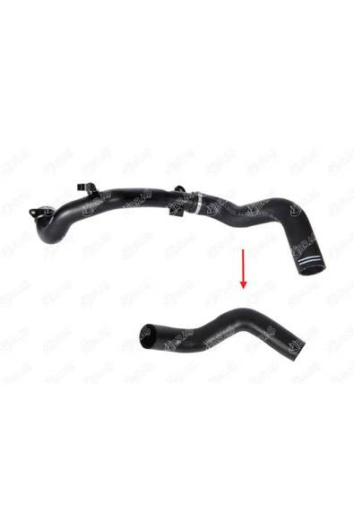 IBRAS TURBO HORTUMU FIAT PUNTO EVO-GRANDE PUNTO 1.3 MULTIJET PLASTİK BORU HARİÇ 612138