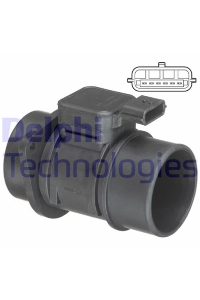 DELPHİ HAVA AKIŞMETRE DEBİMETRE DACIA LOGAN 04 DUSTER 10 SANDERO 08 RENAULT CLIO II 03 KANGOO 05 CLI RSZYN