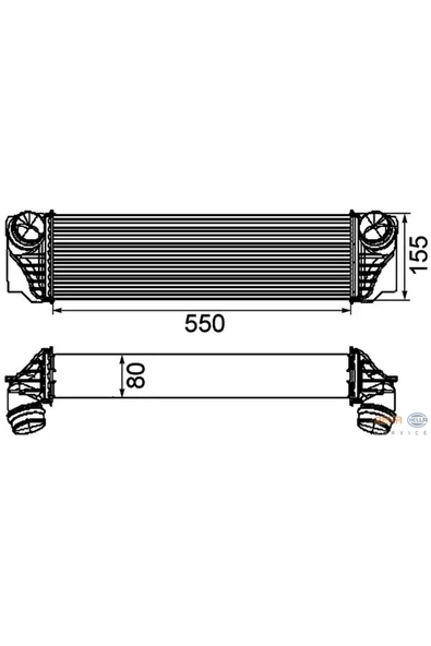 MAHLE TURBO RADYATÖRÜ BMW F07 530D XDRİVE 09 F10 525D 530D 10 F11 520D 525D 530D 10 F01 730D 0 612138