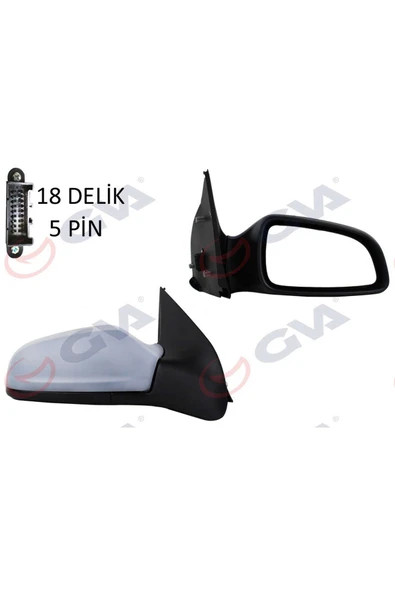 GVA DIŞ DİKİZ AYNASI SAĞ ASTRA H 04 ELEKTRİKLİ ISITMALI ASTARLI KONVEKS 5 FİŞ VM-968EHPR 133 550134 ürün görseli