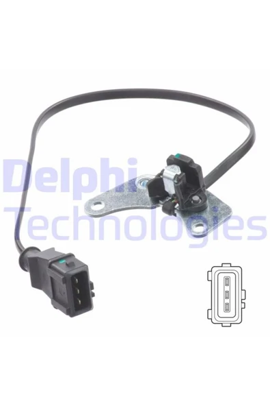 DELPHİ EKSANTRİK DEVİR SENSÖRÜ FIAT ALBEA 98 09 BRAVA 96 BRAVO 95 DOBLO 01 MAREA 00 1.6 16V RSZYN ürün görseli