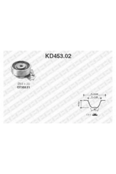 SNR EKSANTRİK GERGİ KİTİ 111x170 ASTRA F-CORSA B-A-COMBO B-VECTRA A 1.2-1.4-1.6 8V NZ-SV-SZ- 612138 ürün görseli