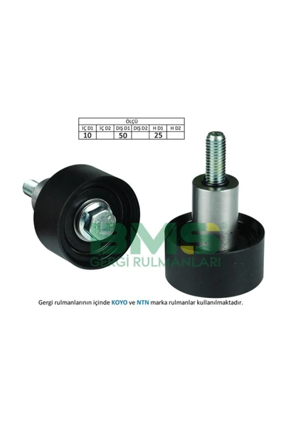 BMS Eksantrik Gergi Rulmanı Golf Vıı-passat-a3-leon 1.2 Tsı-1.4 Tsı 13 Cjza-cjzb-cyv ürün görseli