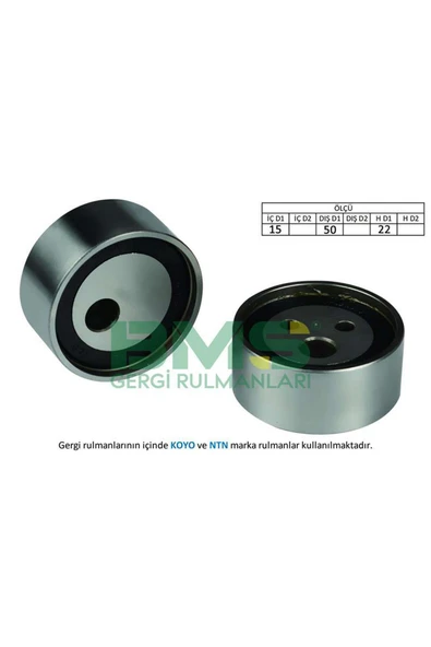 BMS EKSANTRİK GERGİ RULMANI R19 1.2-1.4 -CLIO 1.2-1.4-KANGOO 1.2-MEGANE 1.4-CLIO-KANGOO-TWNG 612138 ürün görseli