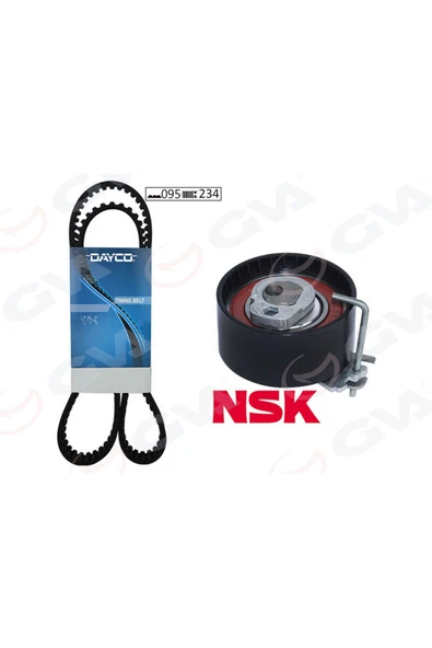 GVA EKSANTRİK GERGİ KİTİ 095x234 CLIO II-III-KANGOO-LOGAN-SANDERO-MODUS 1.2-1.2 16V D4F-D7F 612138 ürün görseli