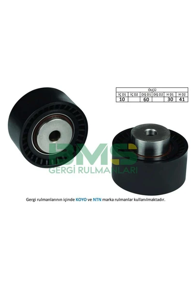 BMS EKSANTRİK RULMANI DUCATO SCUDO P206 P306 P307 P406 PARTNER BOXER BERLINGO C5 C8 P907 VIT 612138 ürün görseli