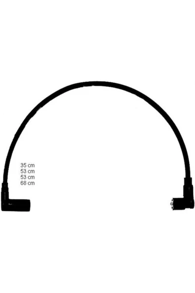 ünlü oto Buji Kablosu Tmpr Mpı 1.6ie 8v-punto 1.4 Gt Turbo ürün görseli