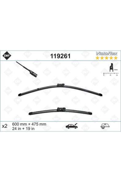 VALEO Silecek Süpürgesi Ön Takım Golf6-jetta-passat 600×480 Mmval-119261 5c7955425a 5c7955426a 5c7955425a ürün görseli