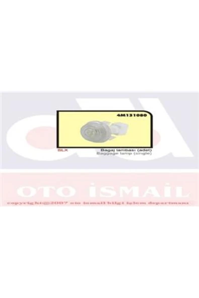 ünlü oto Bagaj Lambası M131-şahin-doğan-slx ürün görseli