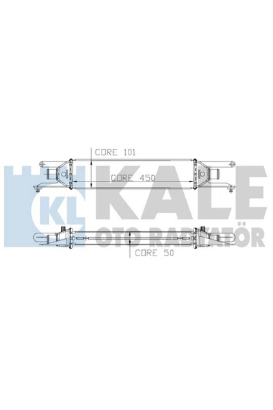 KALE Turbo Radyatörü [ Fıat Lınea 1.3 Jtd Al+al 2007 Uyumlu ürün görseli