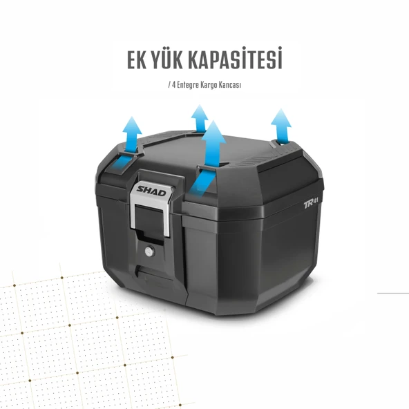 SHAD TR-41 ARKA ÇANTA SİYAH - Resim 3