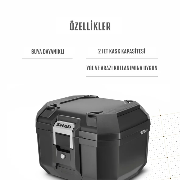 SHAD TR-41 ARKA ÇANTA SİYAH - Resim 2