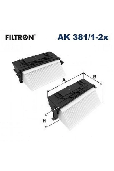 Filtron HAVA FILTRE TAKIMI MERCEDES OM642 W204 S204 C218 X218 W212 C207 A207 W463 W166 C292 W164 612138 ürün görseli