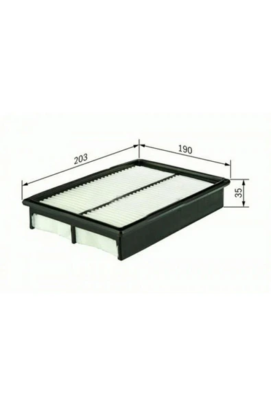 Sardes HAVA FİLTRESİ MATİZ 612138 ürün görseli