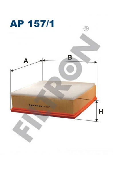 Filtron HAVA FİLTRESİ MERCEDES-BENZ MERCEDES SPRİNTER 208-216, SPRİNTER 308-316, SPRİNTER 408-41 612138 ürün görseli