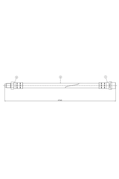 CAVO ÖN FREN HORTUMU C W203 180-200-220-240-320 98 ürün görseli