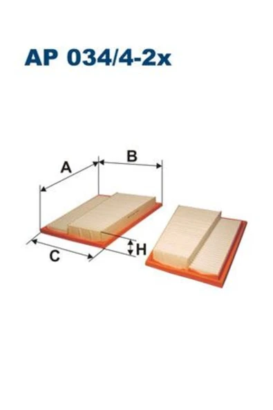 Filtron Hava Fıltresı Takımı Mercedes Om642 X164 W204 W211 W221 W251 ürün görseli