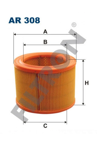 Filtron HAVA FİLTRESİ CİTROËN BERLİNGO I C15 XSARA ZX PEUGEOT 205 306 309 PARTNER I 18051 ürün görseli