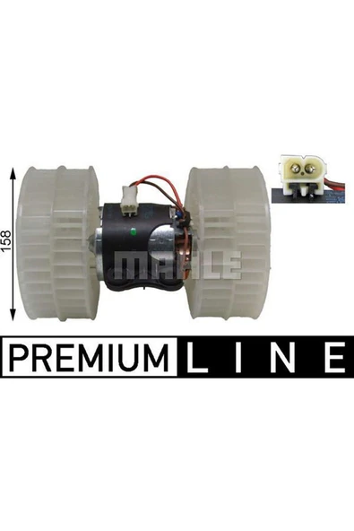 MAHLE KALORIFER MOTORU ON MERCEDES VITO W639 03 612138 - 1