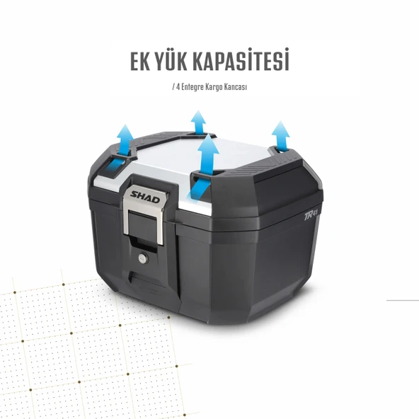 SHAD TR-41 ARKA ÇANTA GRİ - 3