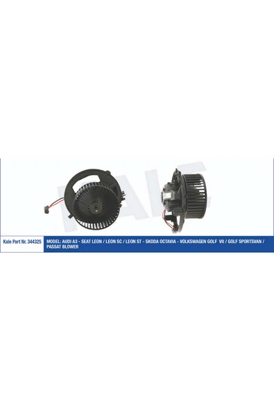 KALE KALORİFER MOTORU 12V AUDI A3 -SEAT LEON-LEON SC-SKODA OCTAVIA-VW GOLF VII-PASSAT OTOM.-M 612138 ürün görseli 1