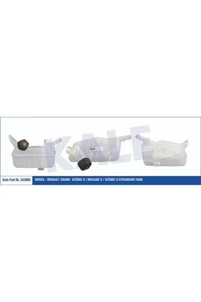 KALE GENLEŞME KABI KAPAKLI [ RENAULT MEGANE II , SCENIC II ] 612138 ürün görseli 1