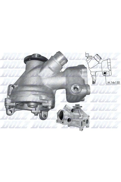 DOLCEZZA DEVIRDAIM POMPASI MERCEDES M104 W124 S124 C124 R129 612138 ürün görseli 1