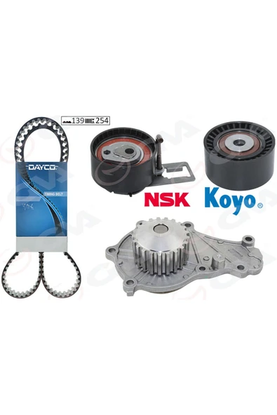 GVA DEVİRDAİMLİ TRİGER SETİ 139x254 PSA 207 06- 208 12- C3 10- FIESTA IV 10- 1.4 HDİ EURO5 333108 ürün görseli 1