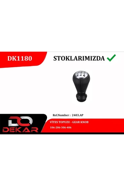 DEKAR VİTES TOPUZU 106-206-306-406 RSZYN ürün görseli