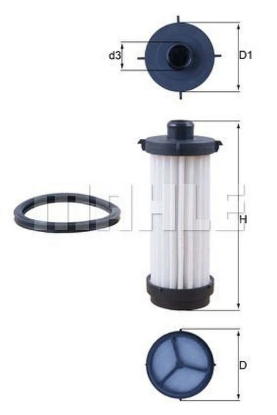 MAHLE OTOMATIK SANZIMAN YAG SOGUTUCU FILTRESI MERCEDES X156 W176 W246 C117 612138 ürün görseli