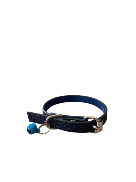 10 lu Karışık Renk ve Desenli Deri Zilli Kedi Tasması - Resim 8