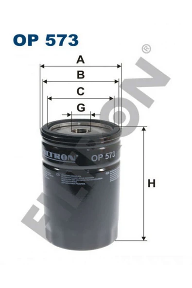 Filtron YAĞ FİLTRESİ [ MERCEDES (124) 200, 230, 260, 300 85-93, MERCEDES 190 (201) 1.8/2.0/2.3/2 612138 ürün görseli 1